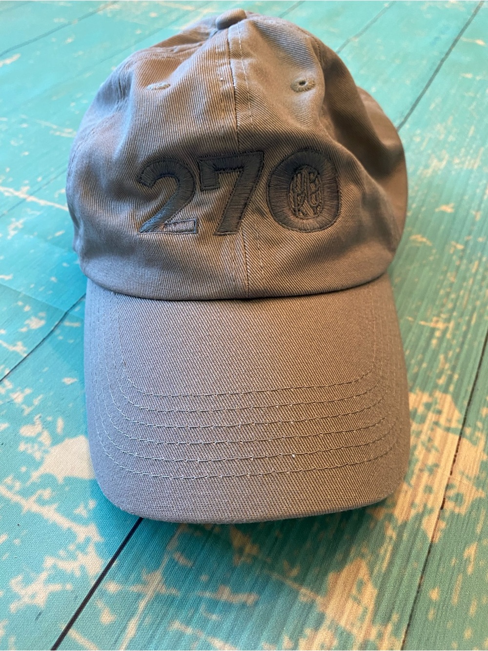 Embroidered '270' Owensboro, KY Baseball Cap - Gray